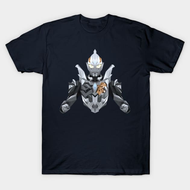 Ultraman Trigger Dark (Low Poly Style) T-Shirt by The Toku Verse